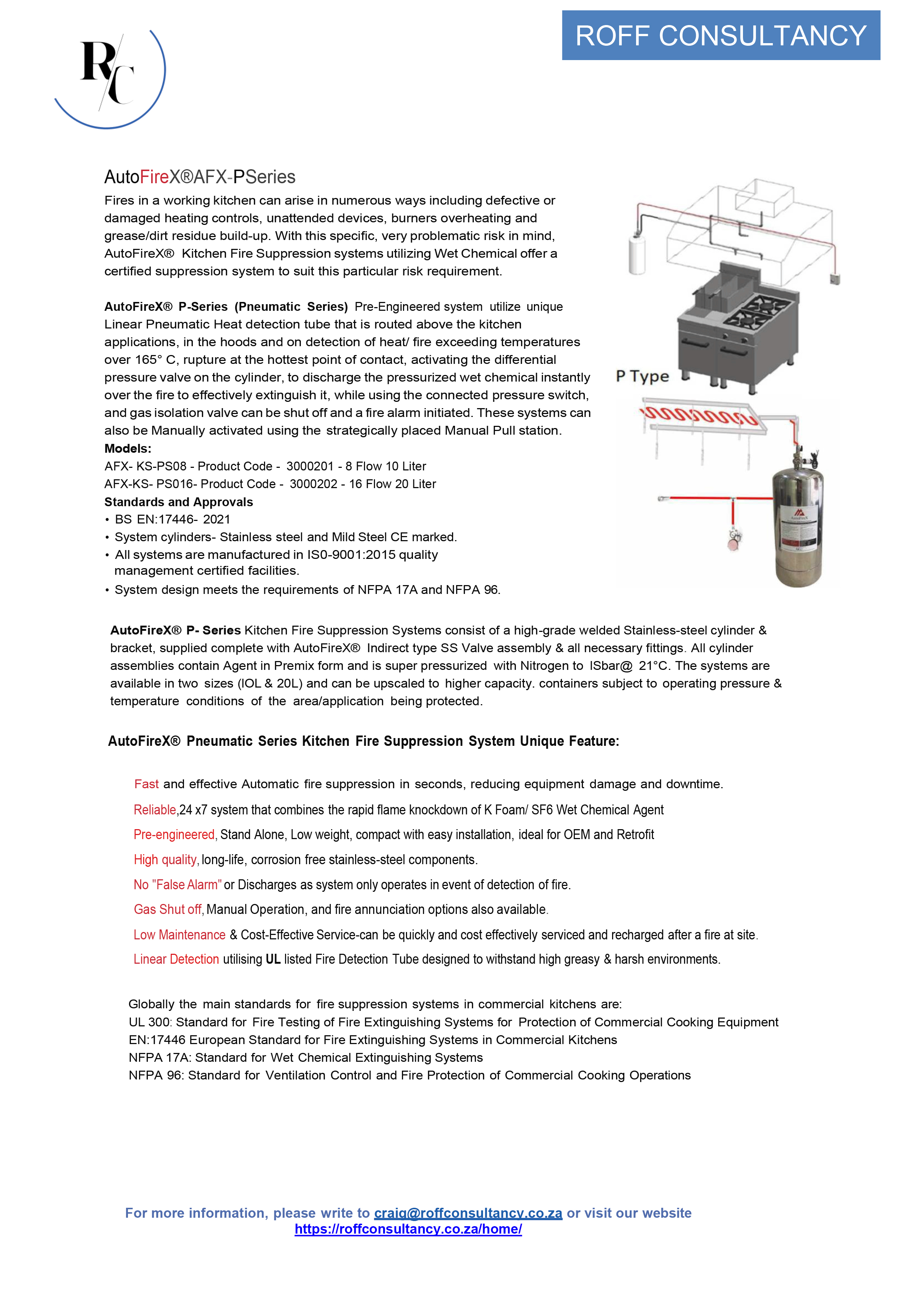 AFX-SS Wet Chemical P Series 2